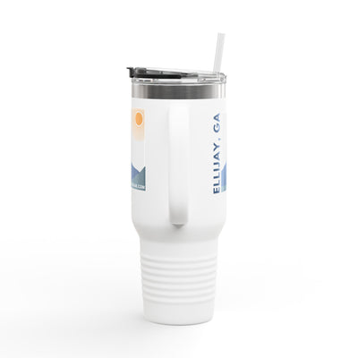 40 oz Travel Mug, Sunshine Graphic by 515Gear.com | Ellijay, GA | Soak up the Sun!