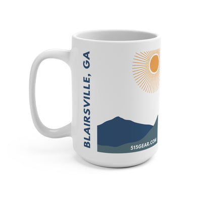 Mug, Mountain Sunrise Graphic by 515Gear.com | Blairsville, GA | Just a ray of Sunshine!