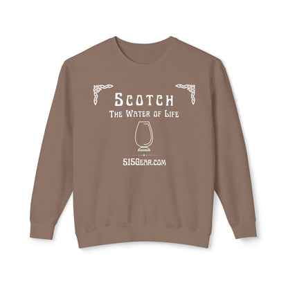 Scotch, The Water of Life - Unisex Lightweight Crewneck Sweatshirt