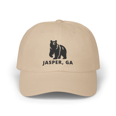 Jasper, GA Embroidered Black Bear Hat – Celebrate the Mountains in Style