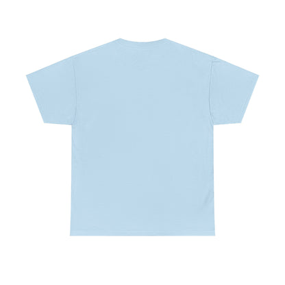 Light blue t-shirt on a white background
