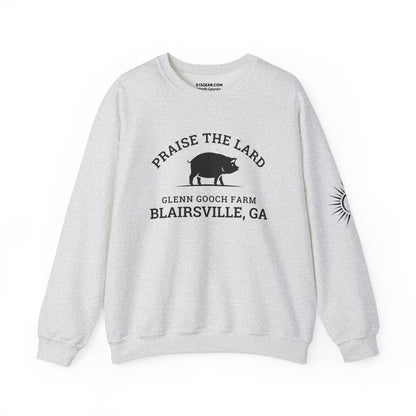 Sweatshirt, Praise the Lard Design, 515Gear.com | Blairsville, GA | Glenn Gooch Farm
