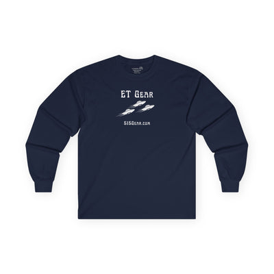 Unisex Adult Long-Sleeve T-shirt, Flying Saucer design | by 515Gear.com | Call Mulder and Scully!