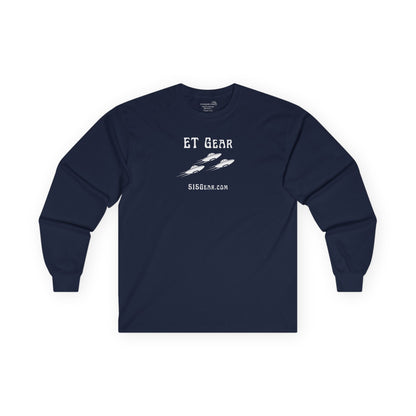Unisex Adult Long-Sleeve T-shirt, Flying Saucer design | by 515Gear.com | Call Mulder and Scully!