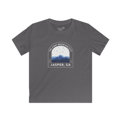 Kid’s T-Shirt, The First Mountain City design by515Gear.com | Jasper, GA | The original mountain town