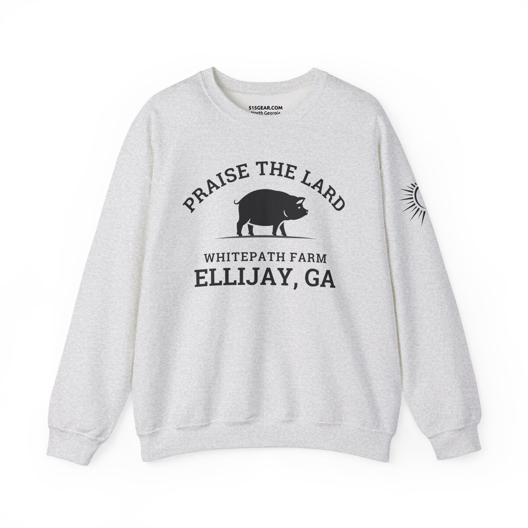 Ellijay, Praise the Lard, Whitepath Farm - Heavy Blend™ Crewneck Sweatshirt