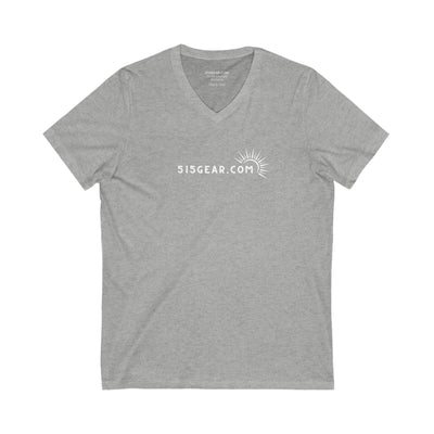 Women’s V-Neck T-shirt, Simple, understated design | by 515Gear.com | Celebrate your trip!