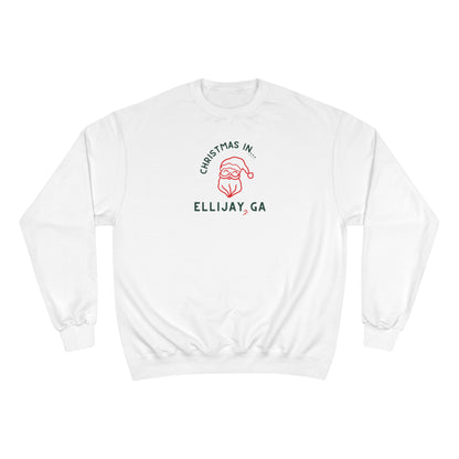 White Christmas in Ellijay, GA - Champion Sweatshirt 