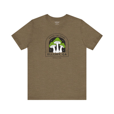 Unisex Adult T-shirt, by 515Gear.com | Ellijay, GA | Savor the Spore!