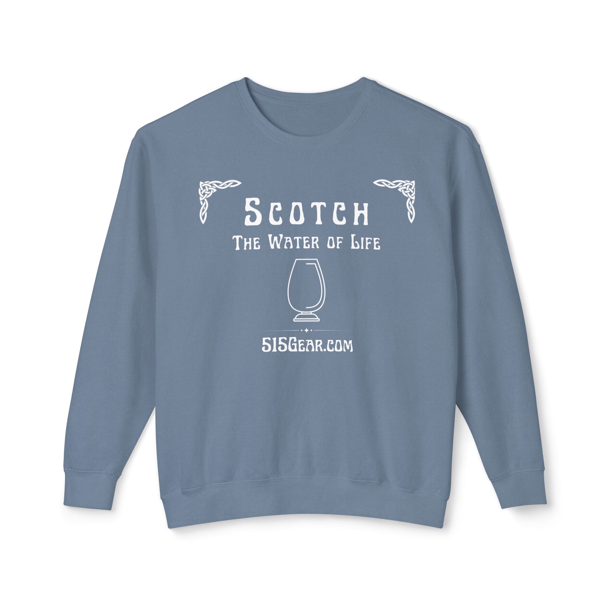 Scotch, The Water of Life - Unisex Lightweight Crewneck Sweatshirt