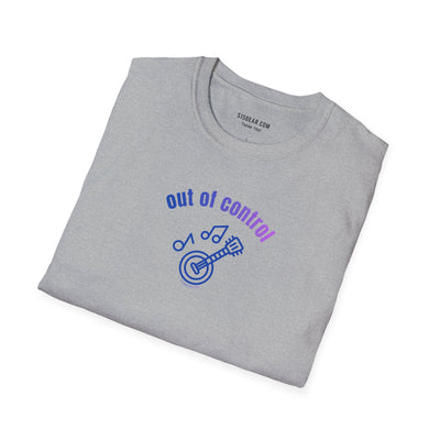 The Fretless Fury Out of Control Banjo Unisex Softstyle T-Shirt