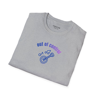The Fretless Fury Out of Control Banjo Unisex Softstyle T-Shirt