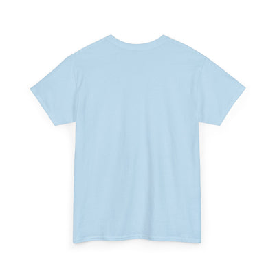 Light blue t-shirt on a white background