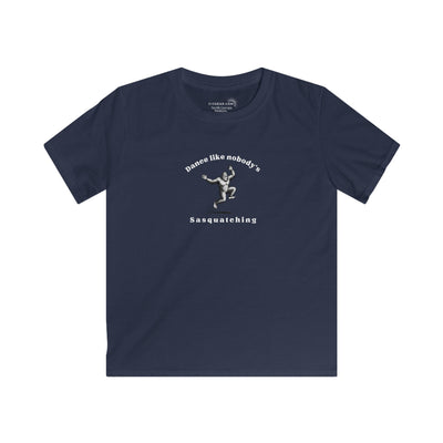 Kid’s T-Shirt, Dance Like Nobody's Susquatching | by515Gear.com | Grooving with Bigfoot!