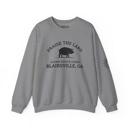 Sweatshirt, Praise the Lard Design, 515Gear.com | Blairsville, GA | Glenn Gooch Farm