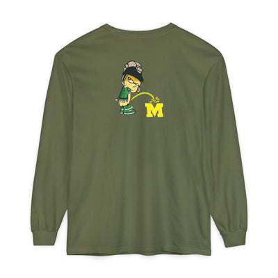 Always Spartan - EASy Does It Long Sleeve Unisex Comfort Colors T-Shirt