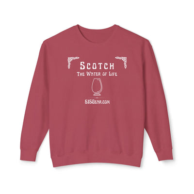 Sweatshirt, The Water of Life Design | 515Gear.com | Give me a Scotch, I'm Starving!