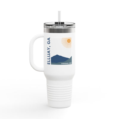 40 oz Travel Mug, Sunshine Graphic by 515Gear.com | Ellijay, GA | Soak up the Sun!