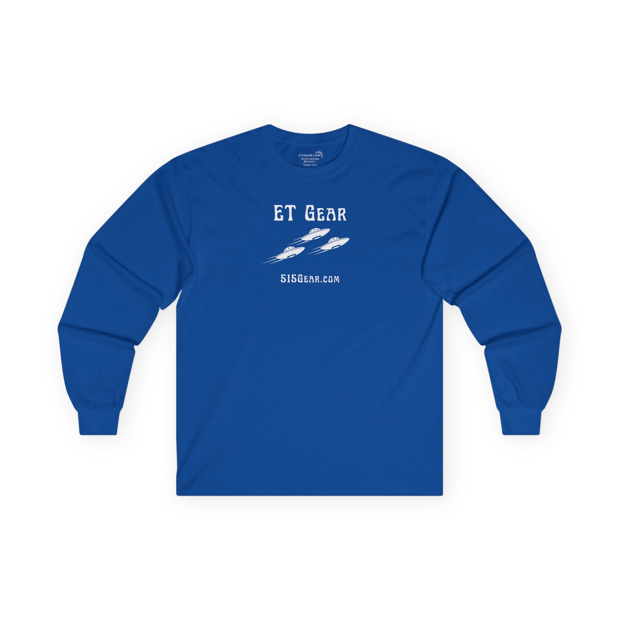 Unisex Adult Long-Sleeve T-shirt, Flying Saucer design | by 515Gear.com | Call Mulder and Scully!