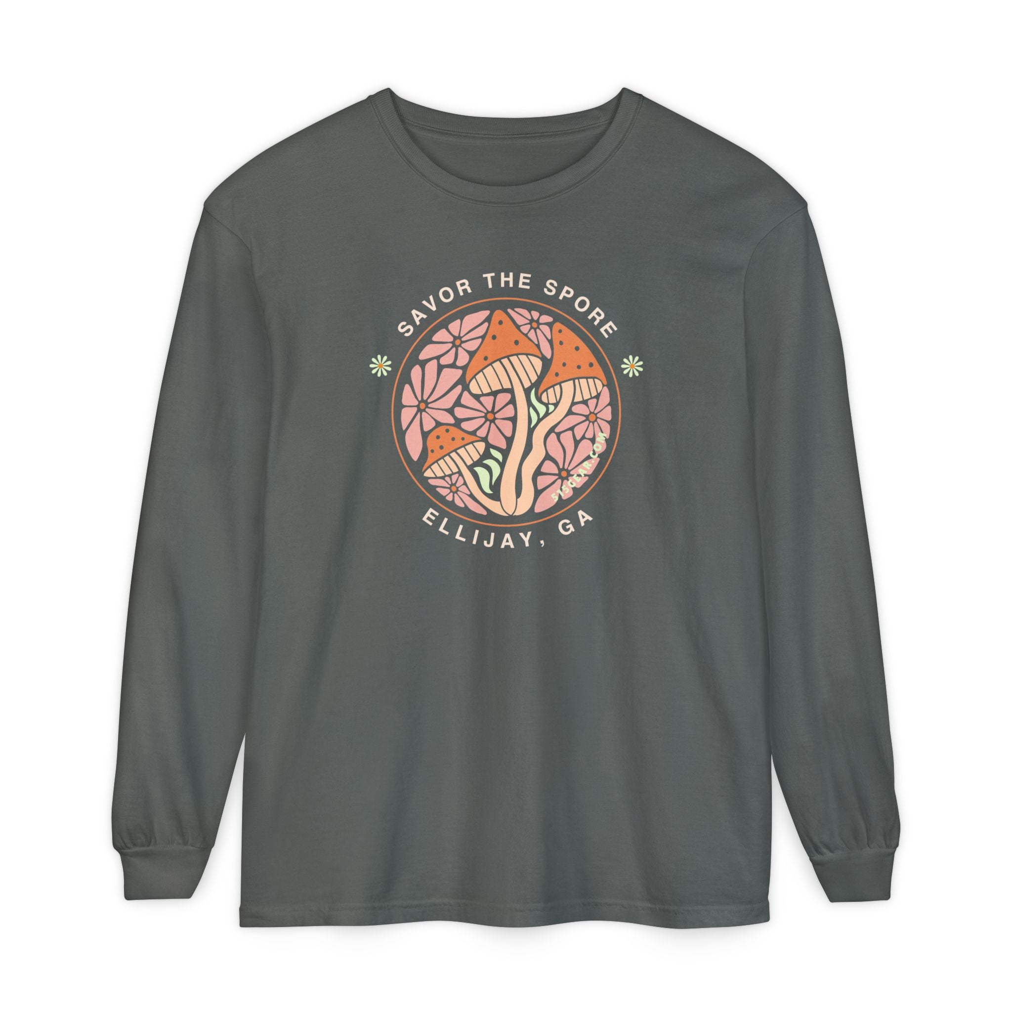 Savor the Spore – Ellijay, GA Unisex Long-Sleeve Tee