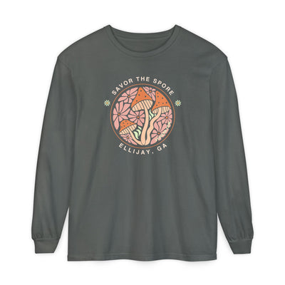 Savor the Spore – Ellijay, GA Unisex Long-Sleeve Tee