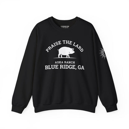 Blue Ridge Praise the Lard, Aska Ranch - Heavy Blend™ Crewneck Sweatshirt