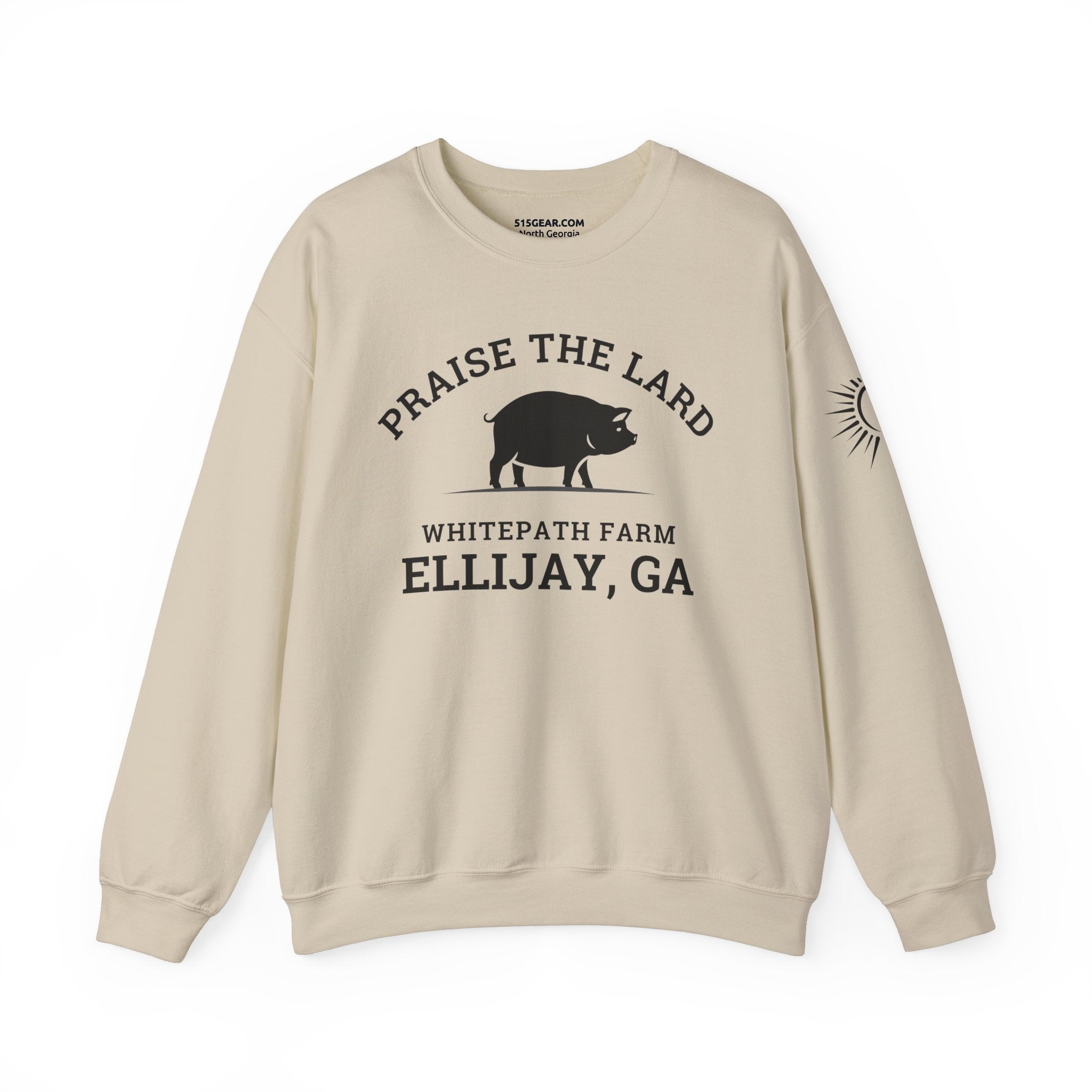 Ellijay, Praise the Lard, Whitepath Farm - Heavy Blend™ Crewneck Sweatshirt