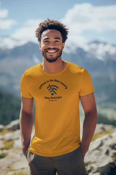 unisex adult t-shirt, offline is the new luxury | 515Gear.com | anyone love being off grid? North GA beckons