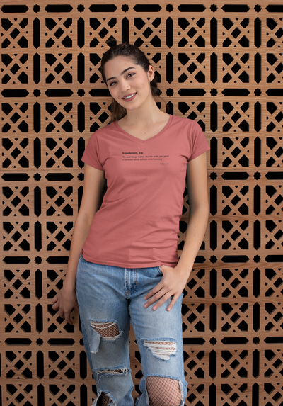 women's t-shirt, word play | 515Gear.com | the small things matter