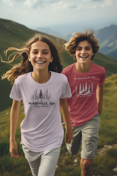 Kid’s T-Shirt, North GA Forest Adventure by 515Gear.com | Blairsville, GA | Play Outside! 