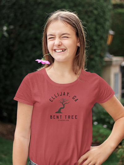 Kid’s T-Shirt, Bent Tree design by515Gear.com | Ellijay, GA | Don't leave the trail!