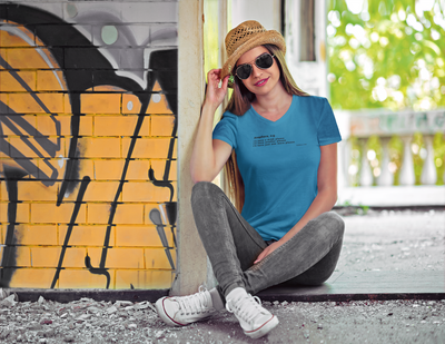 Word Fun: Anaphora - Women’s V-Neck Tee