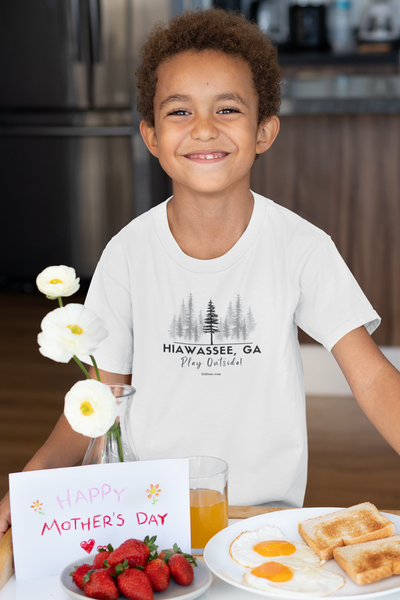 Kid’s T-Shirt, North GA Forest Adventure by 515Gear.com | Hiawassee, GA | Play Outside! 