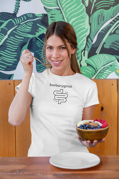 Word Play: borborygmus Tummy Rumble Garment-Dyed T-shirt
