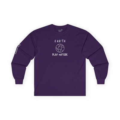 Unisex Adult Long-Sleeve T-shirt, "Earth" design | by 515Gear.com | Play Outside!