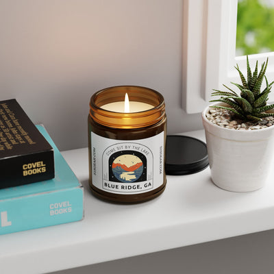 Soy Candle, 9 ounces, Nature Up High & Down Low design by 515Gear.com | Hiawassee, GA | aromatherapy for you!