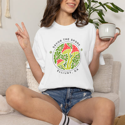 Ellijay Savor the Spore - Comfort Colors Unisex Garment-Dyed T-shirt