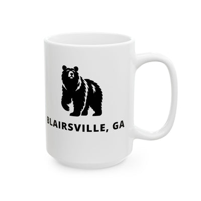 Mug, Black Bear Graphic, by 515Gear.com | Blairsville, GA | Don’t feed the bears!