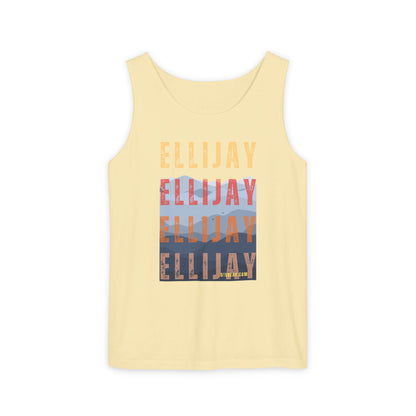 unisex tank-top, mountains graphic, by 515 Gear | Ellijay, GA | cotton tank perfect for casual hikes and workouts