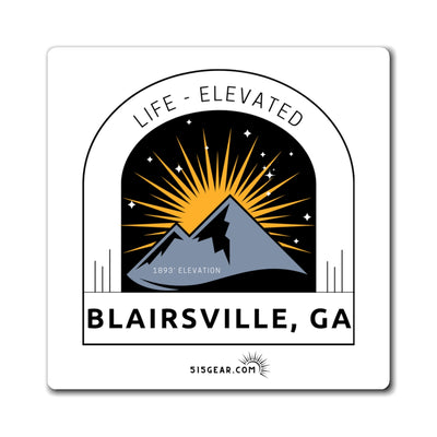Refrigerator Magnet, by 515Gear.com | Blairsville, GA | remember your trip, Life Elevated!