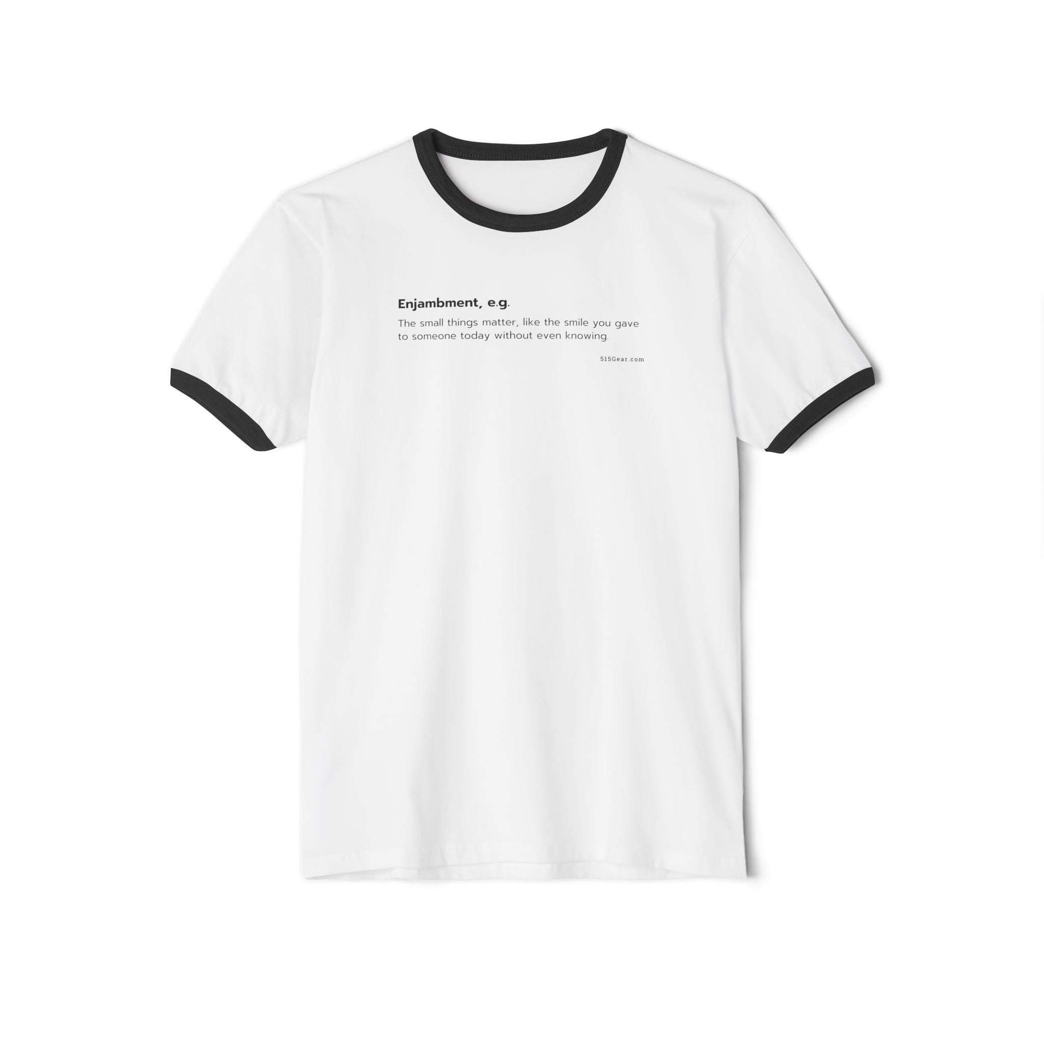 Word Play:  Enjambment - Ringer T-Shirt