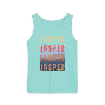unisex tank-top, mountains graphic, by 515 Gear | Jasper, GA | cotton tank perfect for casual hikes and workouts