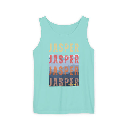unisex tank-top, mountains graphic, by 515 Gear | Jasper, GA | cotton tank perfect for casual hikes and workouts