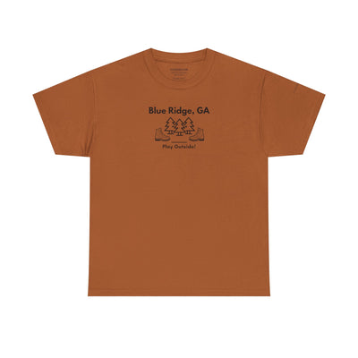 Unisex Adult T-shirt, Play Outside, by 515Gear.com | Blue Ridge, GA | Hiking themed t-shirt