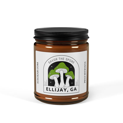 Ellijay Scented Soy Candle (9 oz Amber Jar)