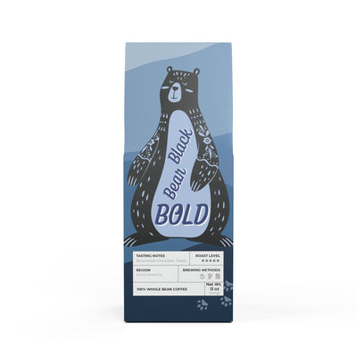 12 oz. Dark Roast Coffee, whole bean or ground, wake up happy! | by 515Gear.com | Bold Flavor, Dark French Roast