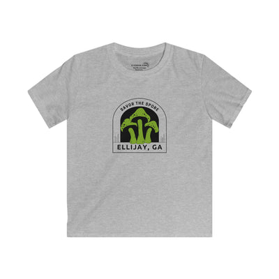 Kid’s T-Shirt, Savor the Spore by 515Gear.com | Ellijay, GA | Have good morels!