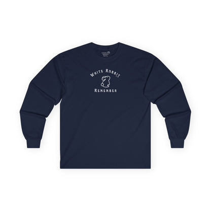 Dreamy White Rabbit - Remember - Long Sleeve Tee