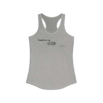 Word Play - Anaphora "I am" Women's Tank