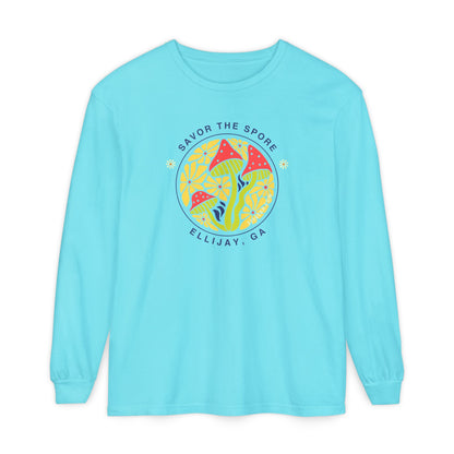 Savor the Spore – Ellijay, GA Unisex Long-Sleeve Tee
